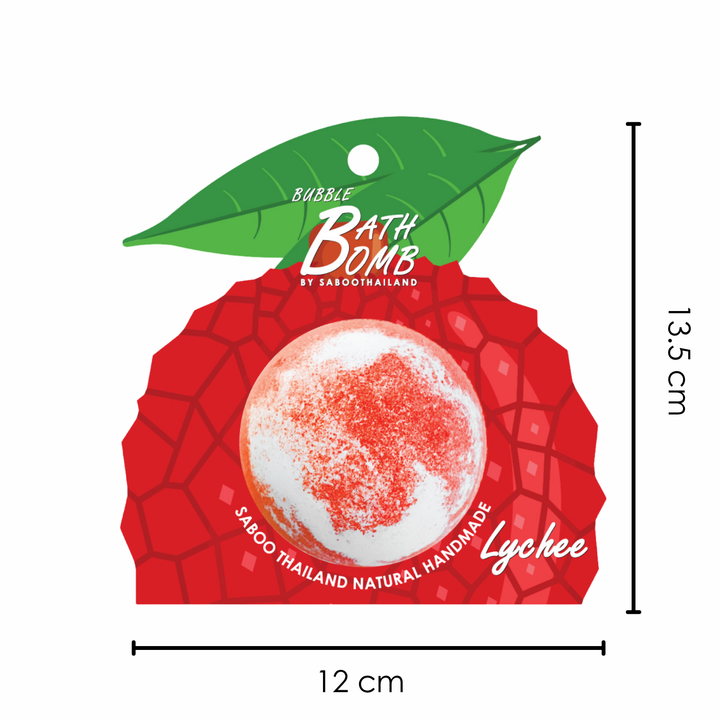Bubble Bath Bomb - Fruit Package - 150g - Lychee
