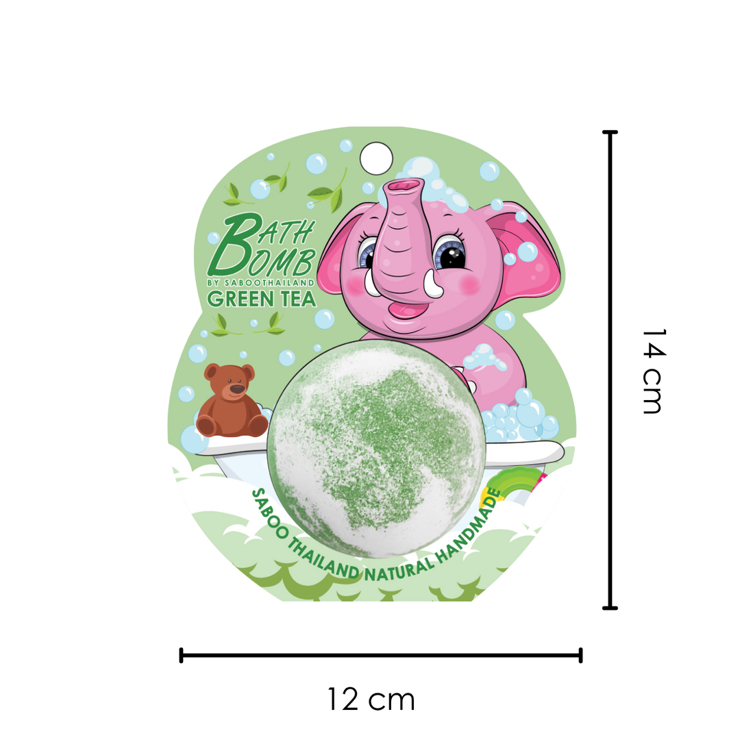 Bubble Bath Bomb - Elephant Package - 150g - Green Tea