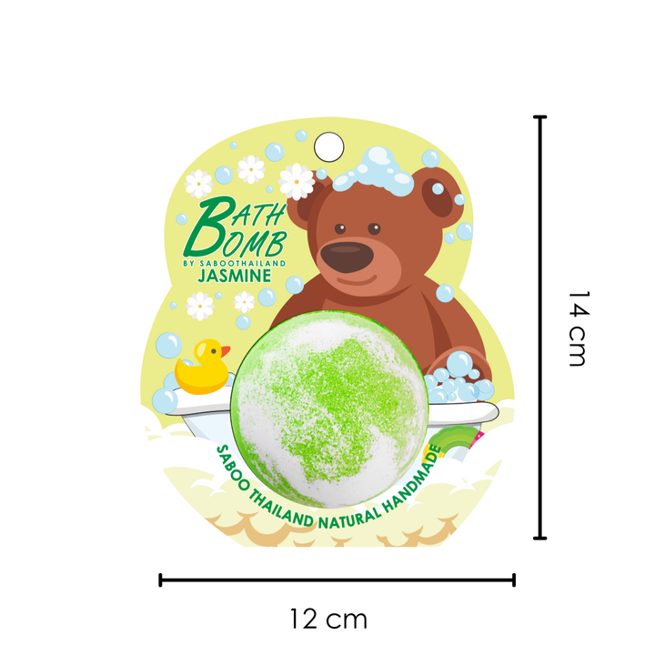 Bubble Bath Bomb - Bear Package - 150g - Jasmine