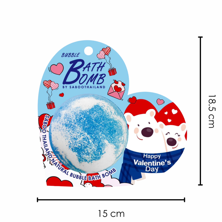 Bubble Bath Bomb - Valentine Package - 150g - Ocean