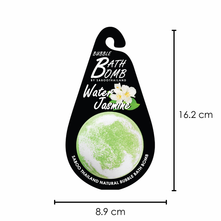 Bubble Bath Bomb - Black Package - 150g - Water Jasmine