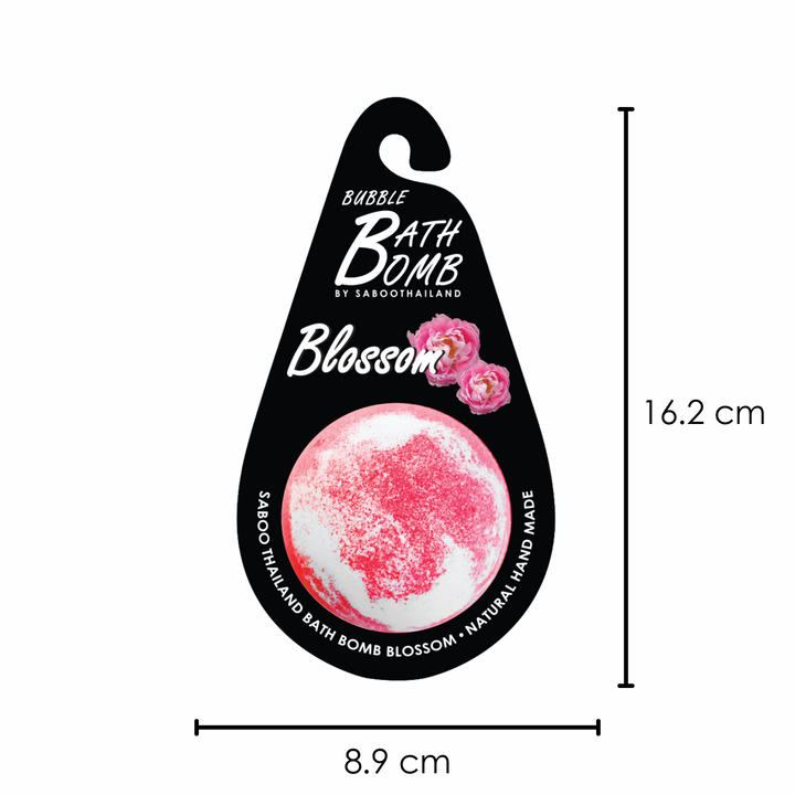 Bubble Bath Bomb - Black Package - 150g - Blossom