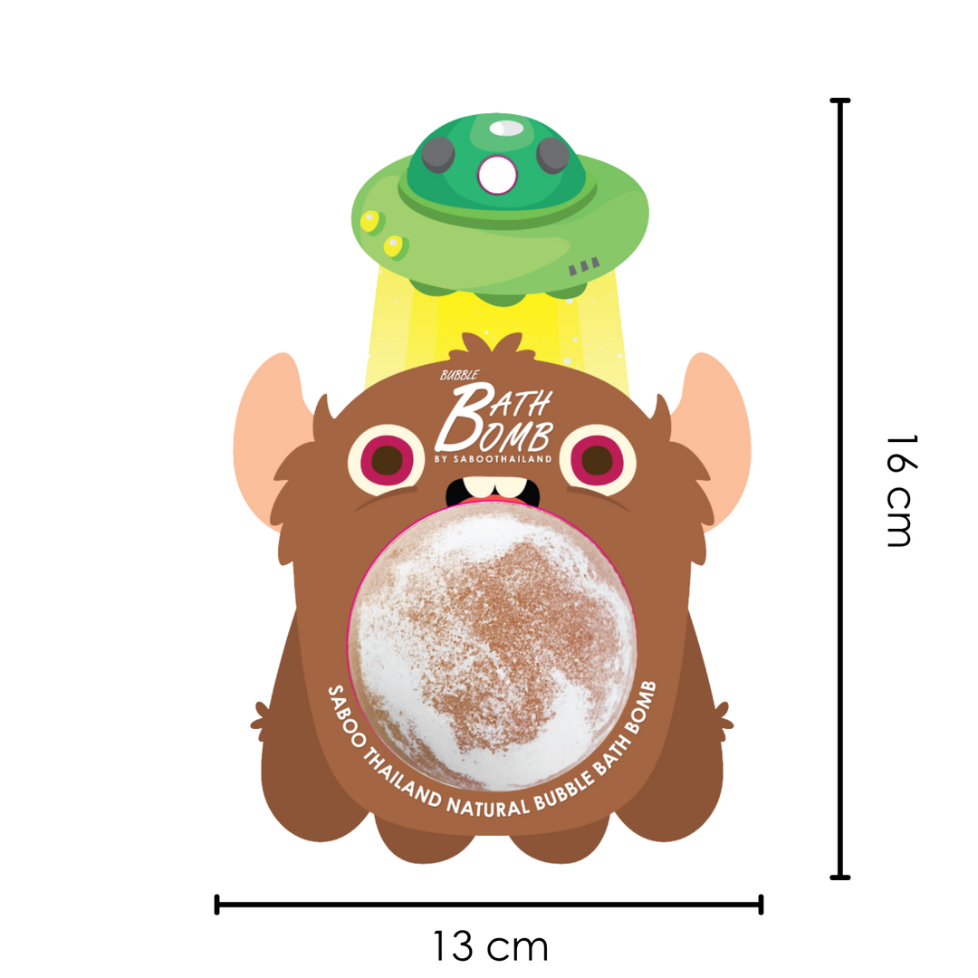 Bubble Bath Bomb - Monster - 150g - Chocolate