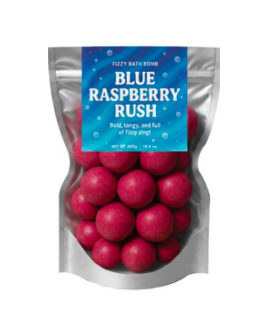 FIZZY BATH BOMB 300 G - Blue Raspberry Rush