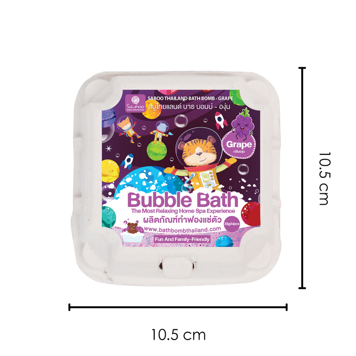 Bubble Bath Bomb - 4PCS Package - 150g - Grape