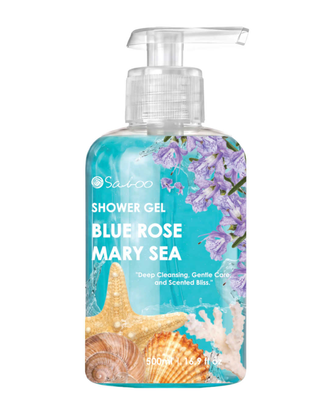 SHOWER GEL 500ML - BLUE ROSE MARY SEA