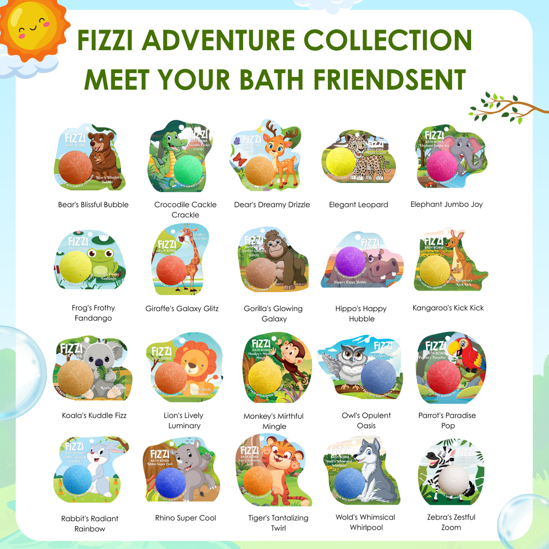 Fizzy Bath Bomb - Jungle Package - 100g - Frog's Frothy Fandango