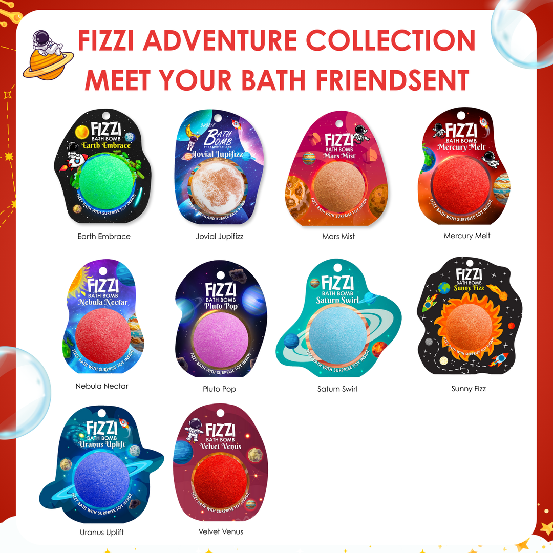 Fizzy Bath Bomb - Solar System Package - 100g - Mercury Melt