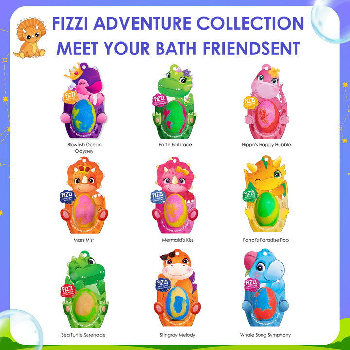Fizzy Bath Bomb - Dinosaur Package - 180g - Rhino Super Cool