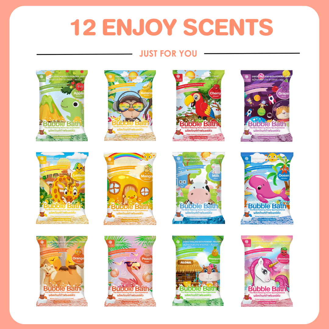 Bubble Bath Powder - 100g - Peach