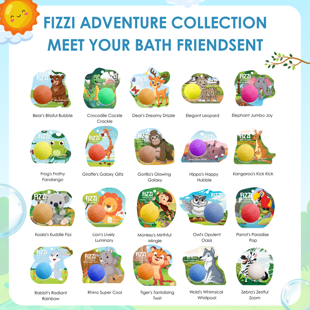 Fizzy Bath Bomb - Jungle Package - 100g - Koala's Kuddle Fizz