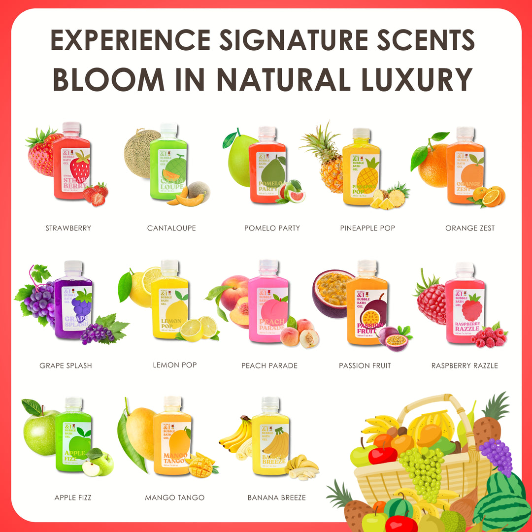 Bubble Bath Gel - 250 ml - Peach Parade