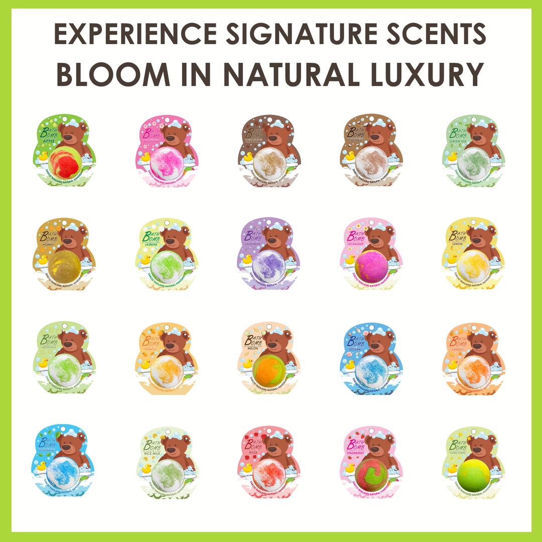 Bubble Bath Bomb - Bear Package - 150g - Jasmine