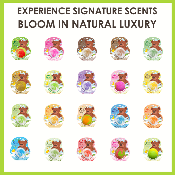 Bubble Bath Bomb - Bear Package - 150g - Jasmine