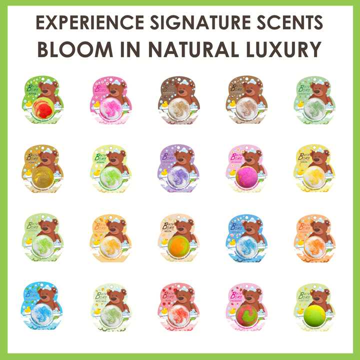 Bubble Bath Bomb - Bear Package - 150g - Lemongrasss