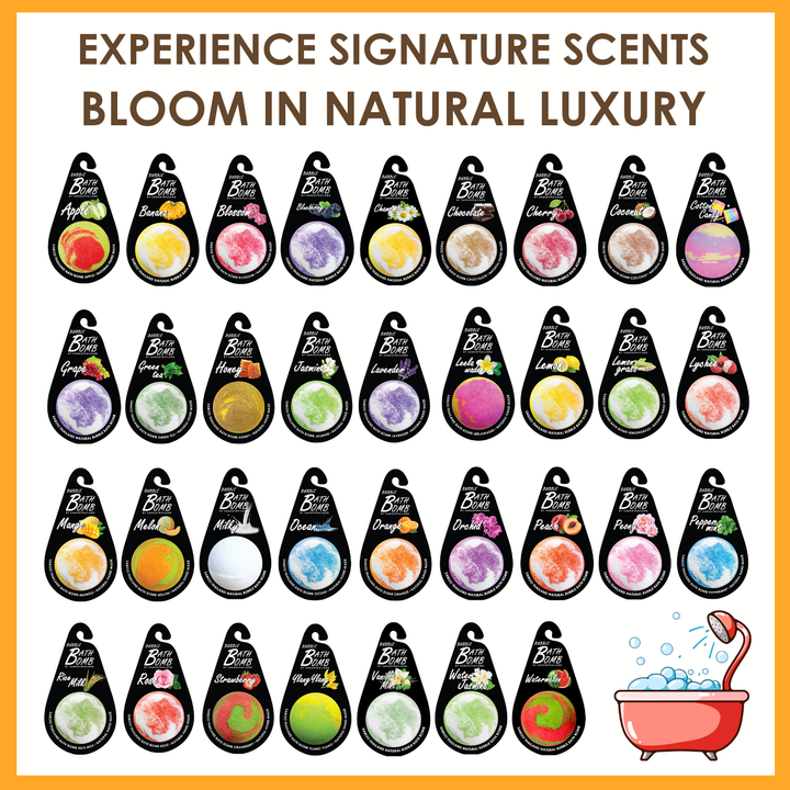 Bubble Bath Bomb - Black Package - 150g - Melon