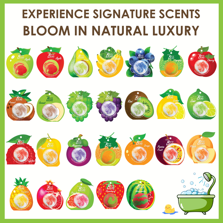 Bubble Bath Bomb - Fruit Package - 150g - Pomelo