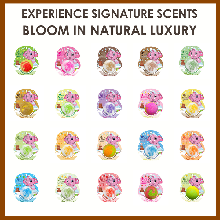 Bubble Bath Bomb - Elephant Package - 150g - Chocolate