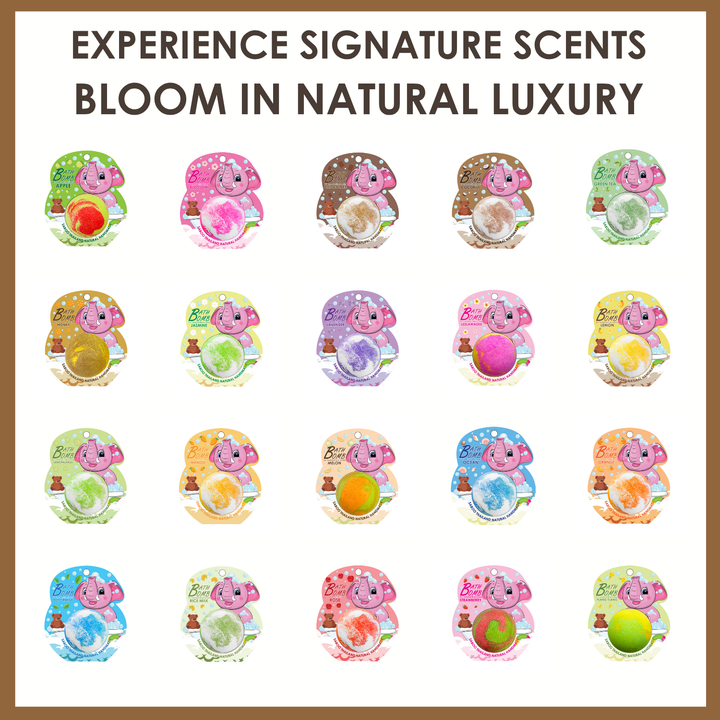 Bubble Bath Bomb - Elephant Package - 150g - Coconut
