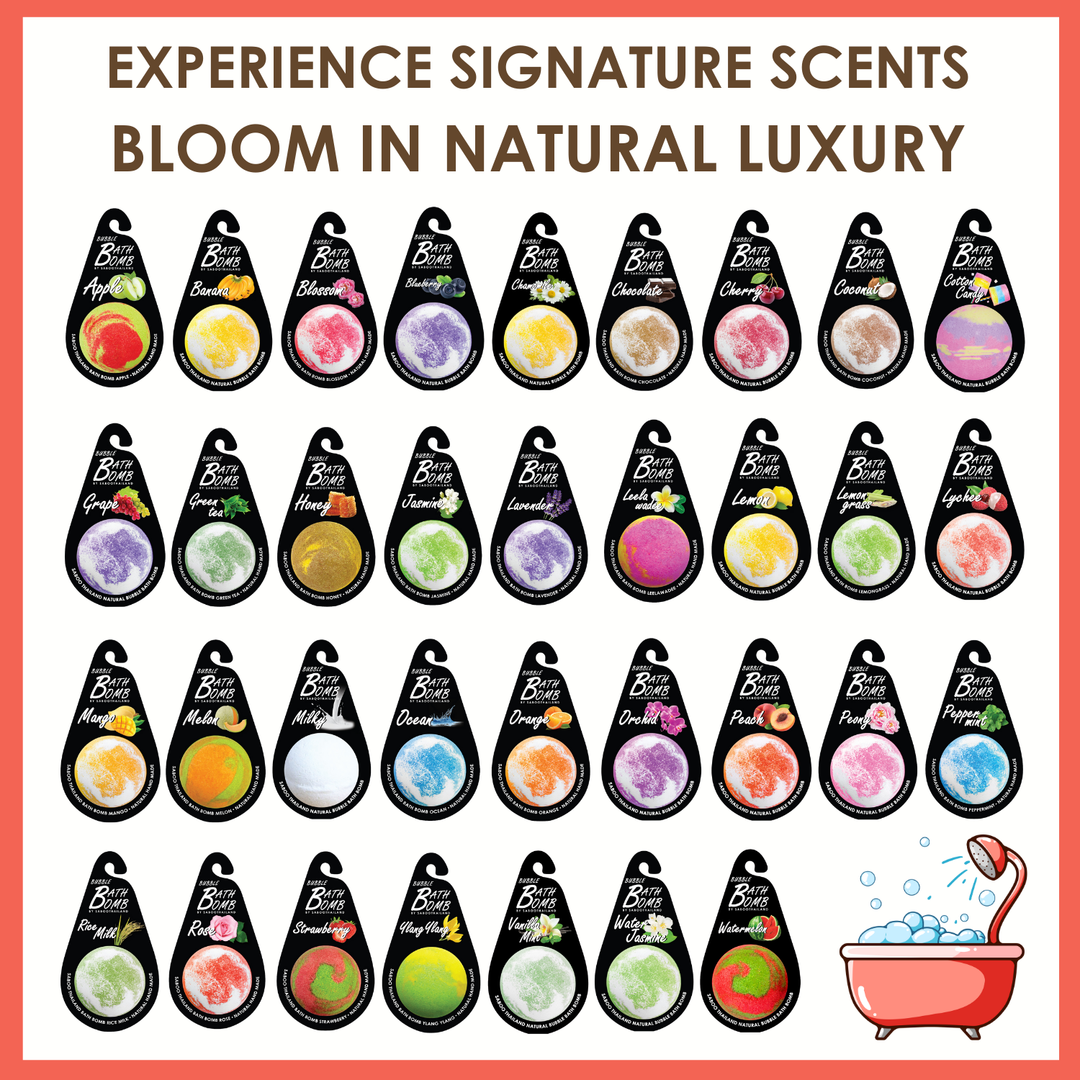 Bubble Bath Bomb - Black Package - 150g - Lychee