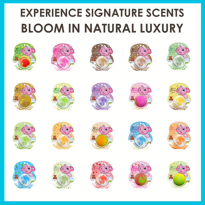 Bubble Bath Bomb - Elephant Package - 150g - Peppermint