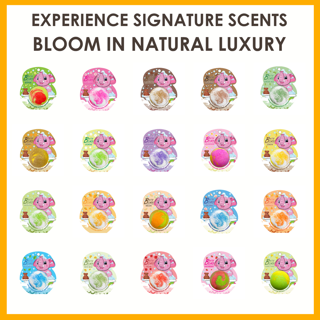 Bubble Bath Bomb - Elephant Package - 150g - Lemon