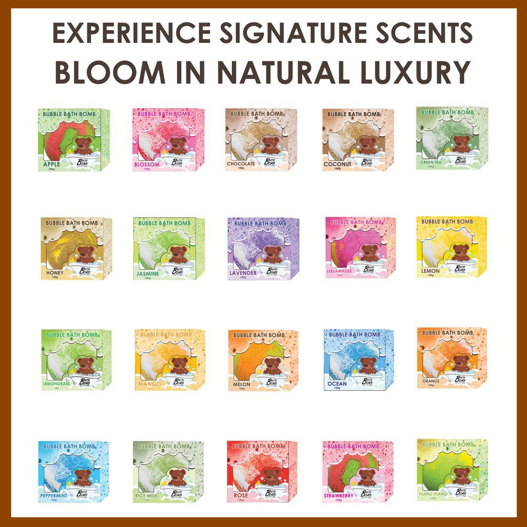 Bubble Bath Bomb - Box Package - 150g - Chocolate