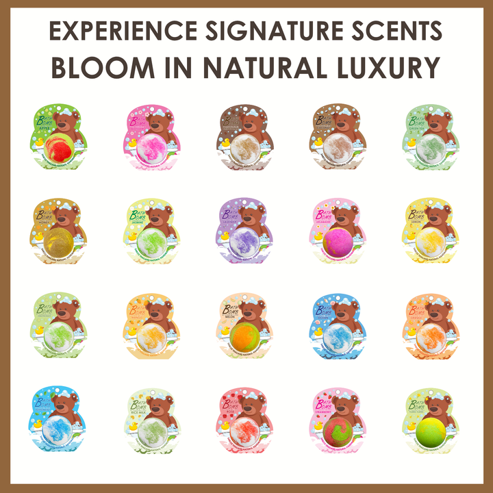 Bubble Bath Bomb - Bear Package - 150g - Coconut