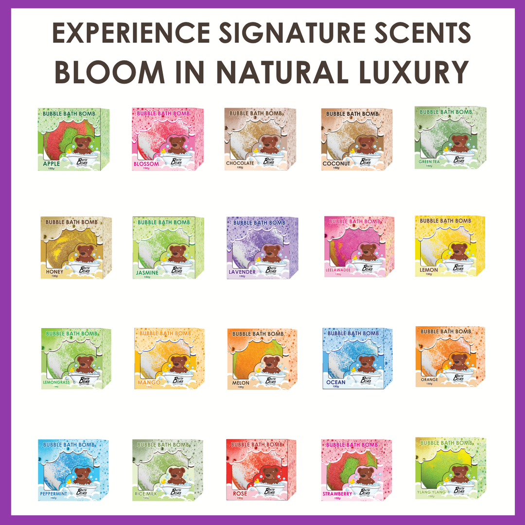 Bubble Bath Bomb - Box Package - 150g - Lavender