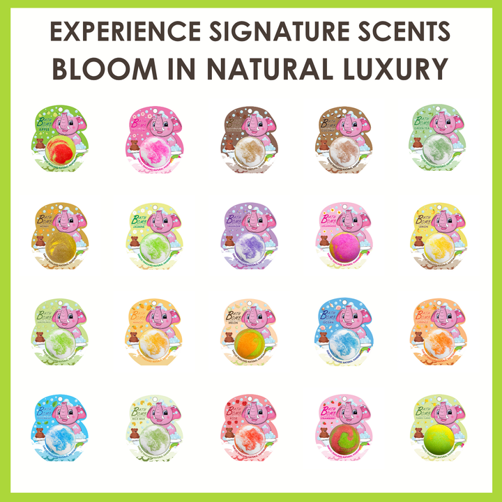 Bubble Bath Bomb - Elephant Package - 150g - Jasmine