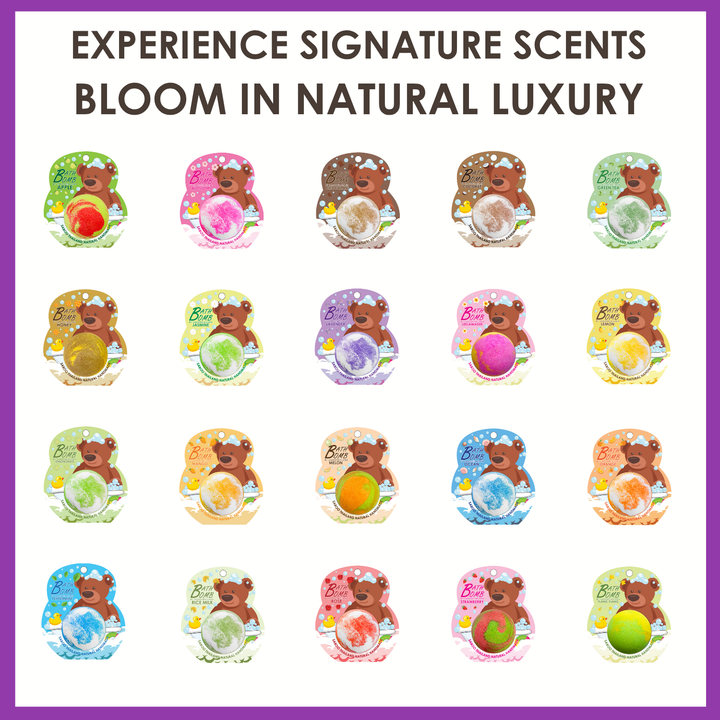 Bubble Bath Bomb - Bear Package - 150g - Lavender