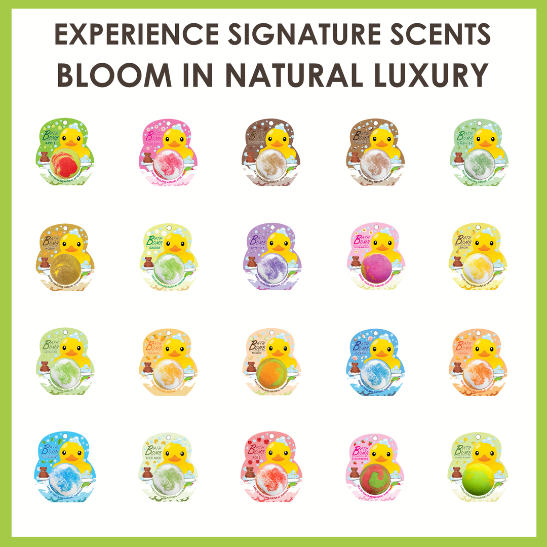 Bubble Bath Bomb - Duck Package - 150g - Green Tea