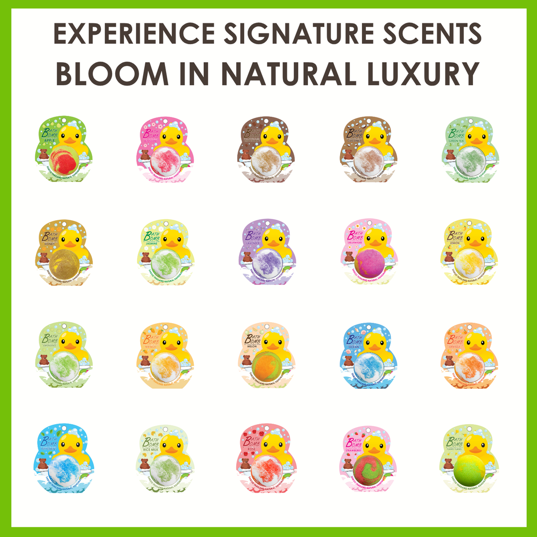 Bubble Bath Bomb - Duck Package - 150g - Apple