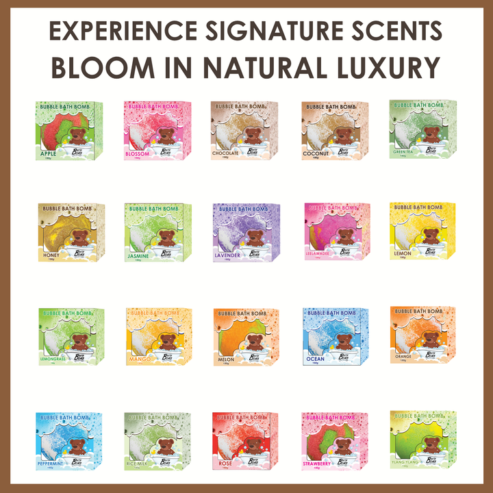 Bubble Bath Bomb - Box Package - 150g - Coconut