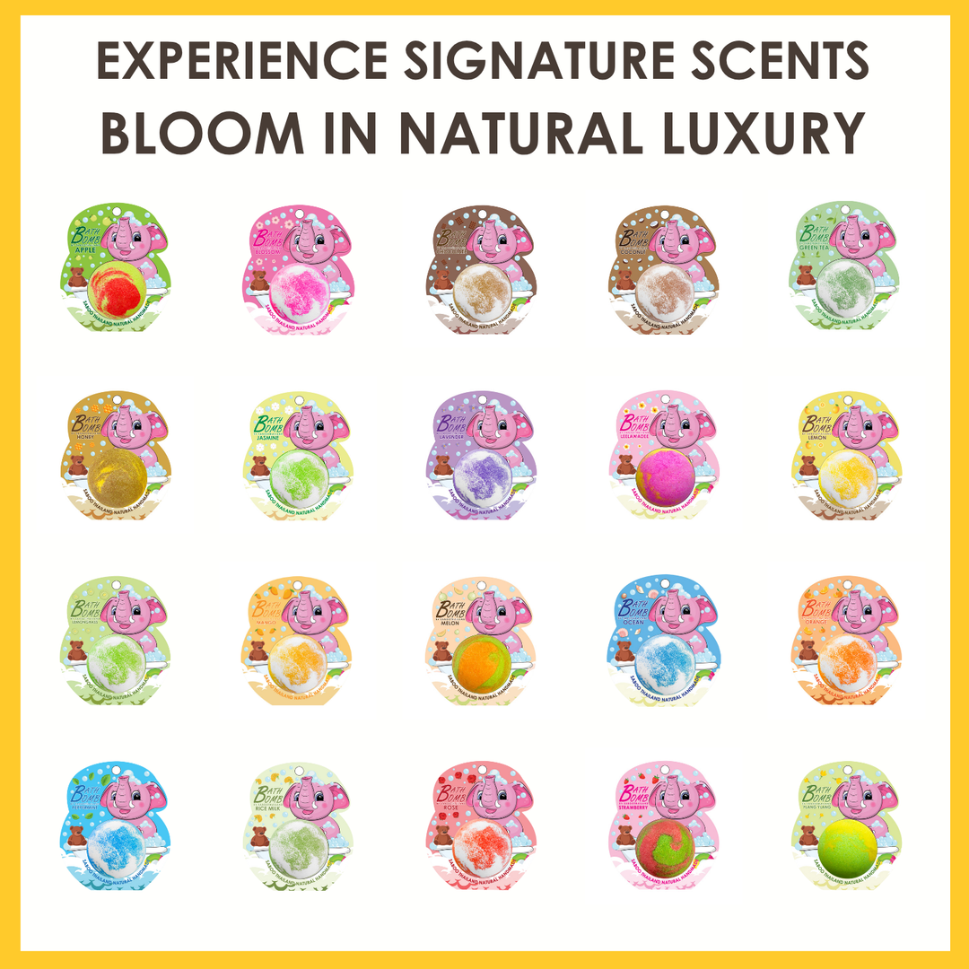Bubble Bath Bomb - Elephant Package - 150g - Mango