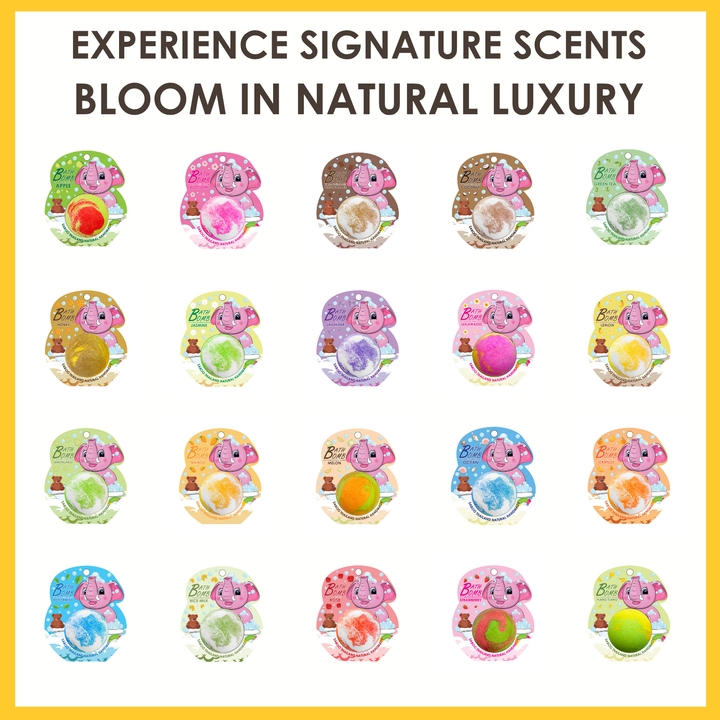 Bubble Bath Bomb - Elephant Package - 150g - Mango