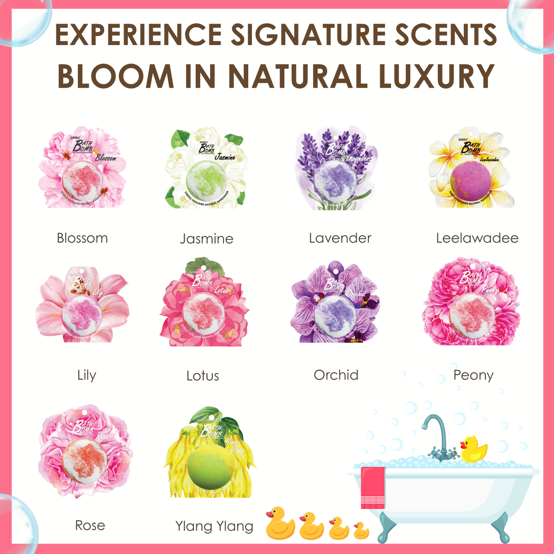 Bubble Bath Bomb - Flower Package - 150g - Blossom
