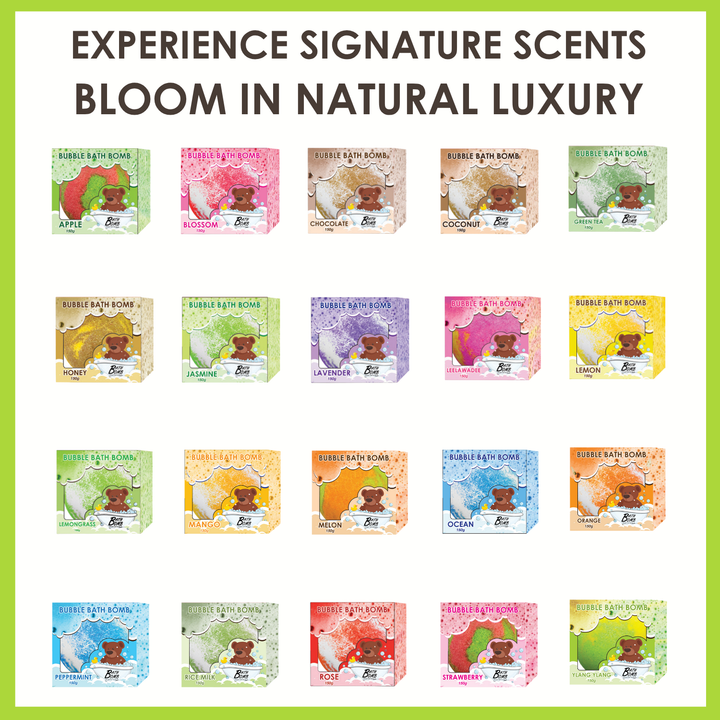 Bubble Bath Bomb - Box Package - 150g - Jasmine