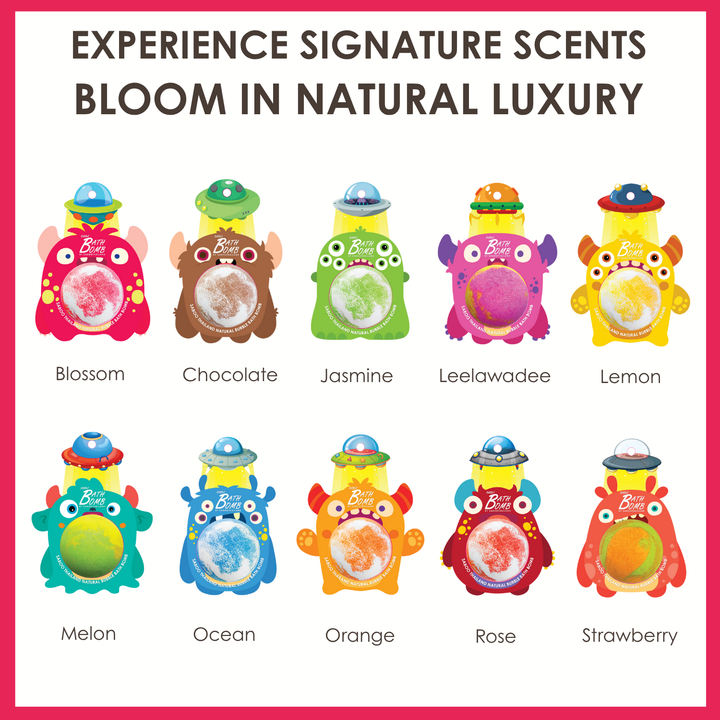Bubble Bath Bomb - Monster - 150g - Blossom