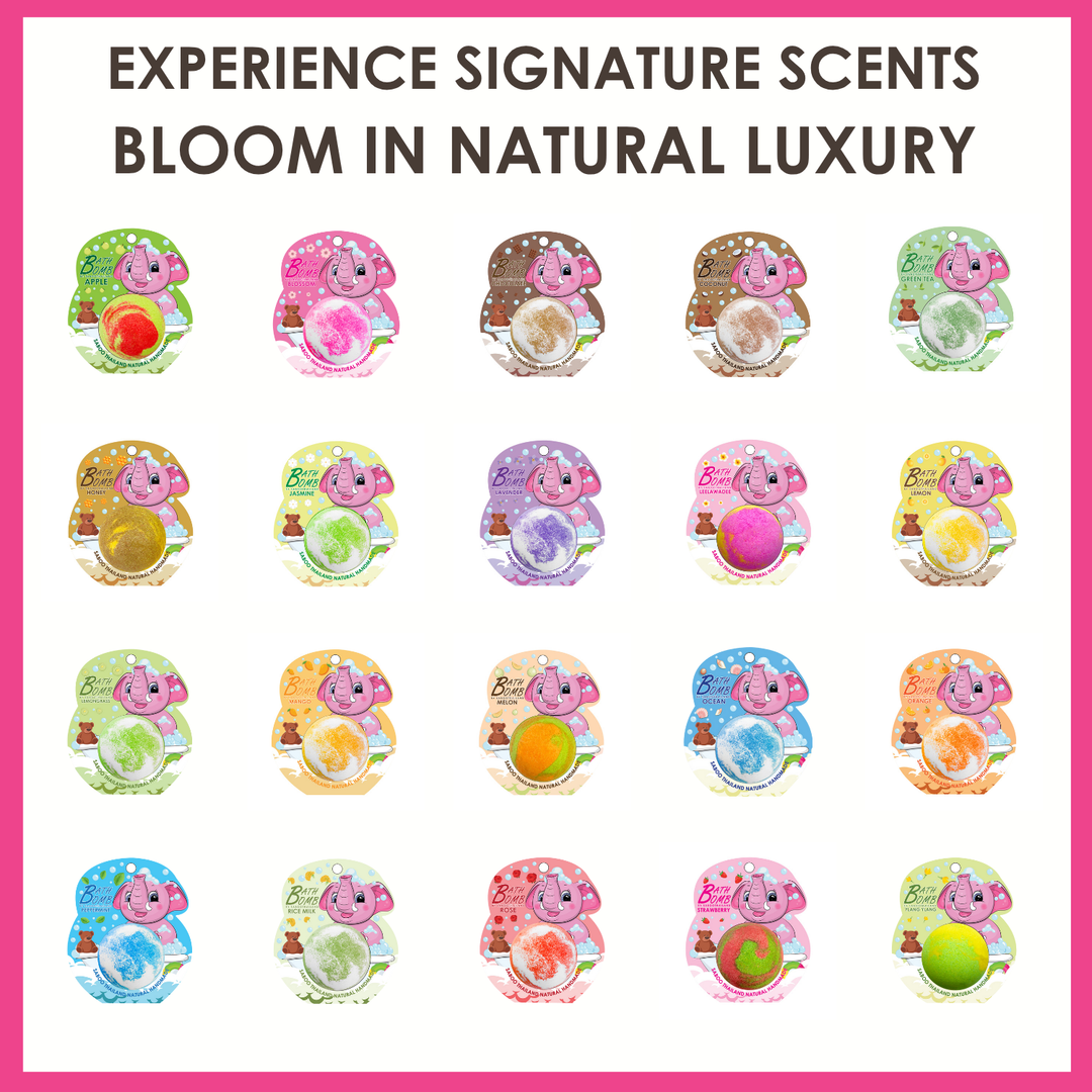 Bubble Bath Bomb - Elephant Package - 150g - Blossom