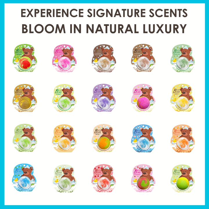 Bubble Bath Bomb - Bear Package - 150g - Peppermint