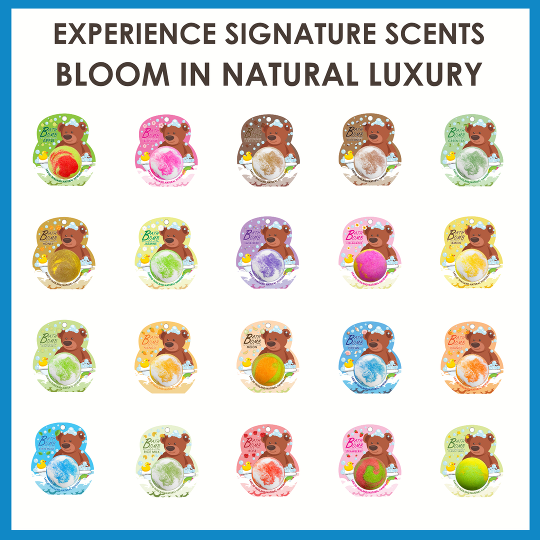 Bubble Bath Bomb - Bear Package - 150g - Ocean