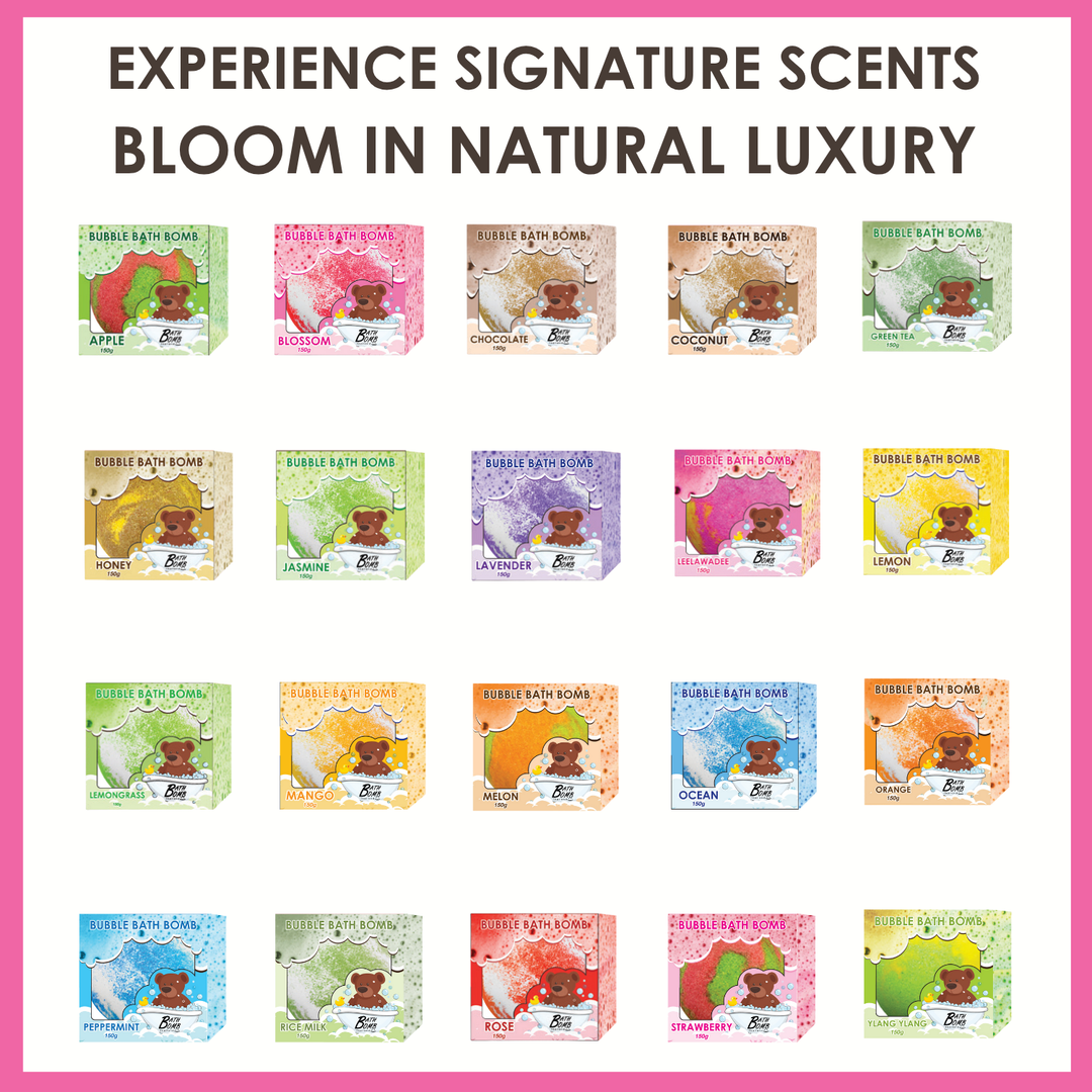 Bubble Bath Bomb - Box Package - 150g - Leelawadee
