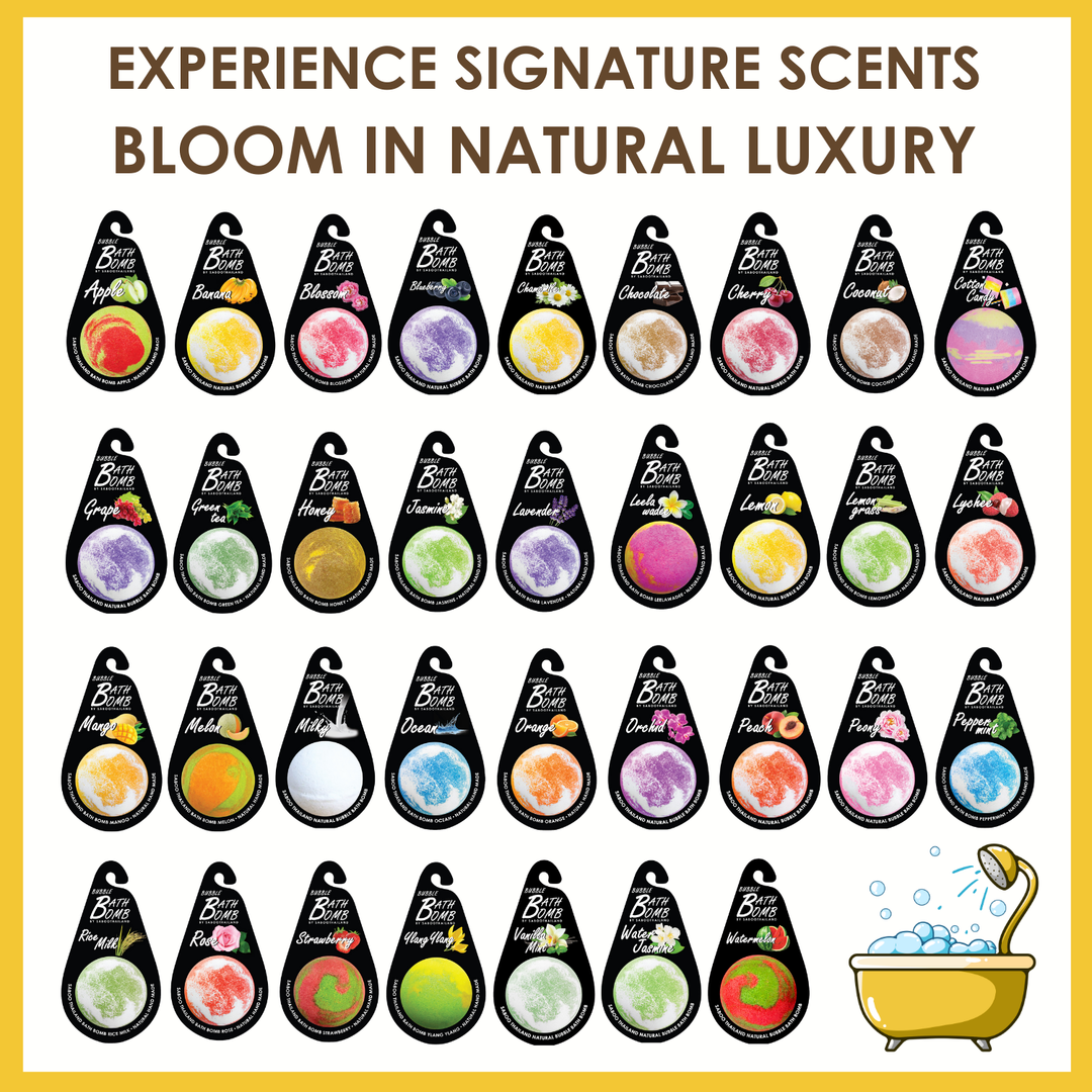 Bubble Bath Bomb - Black Package - 150g - Lemon