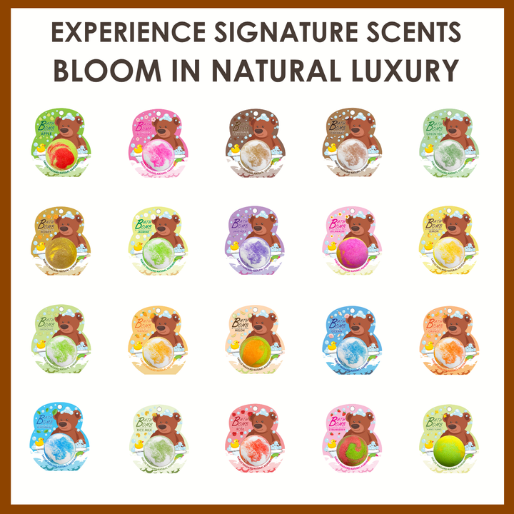 Bubble Bath Bomb - Bear Package - 150g - Chocolate