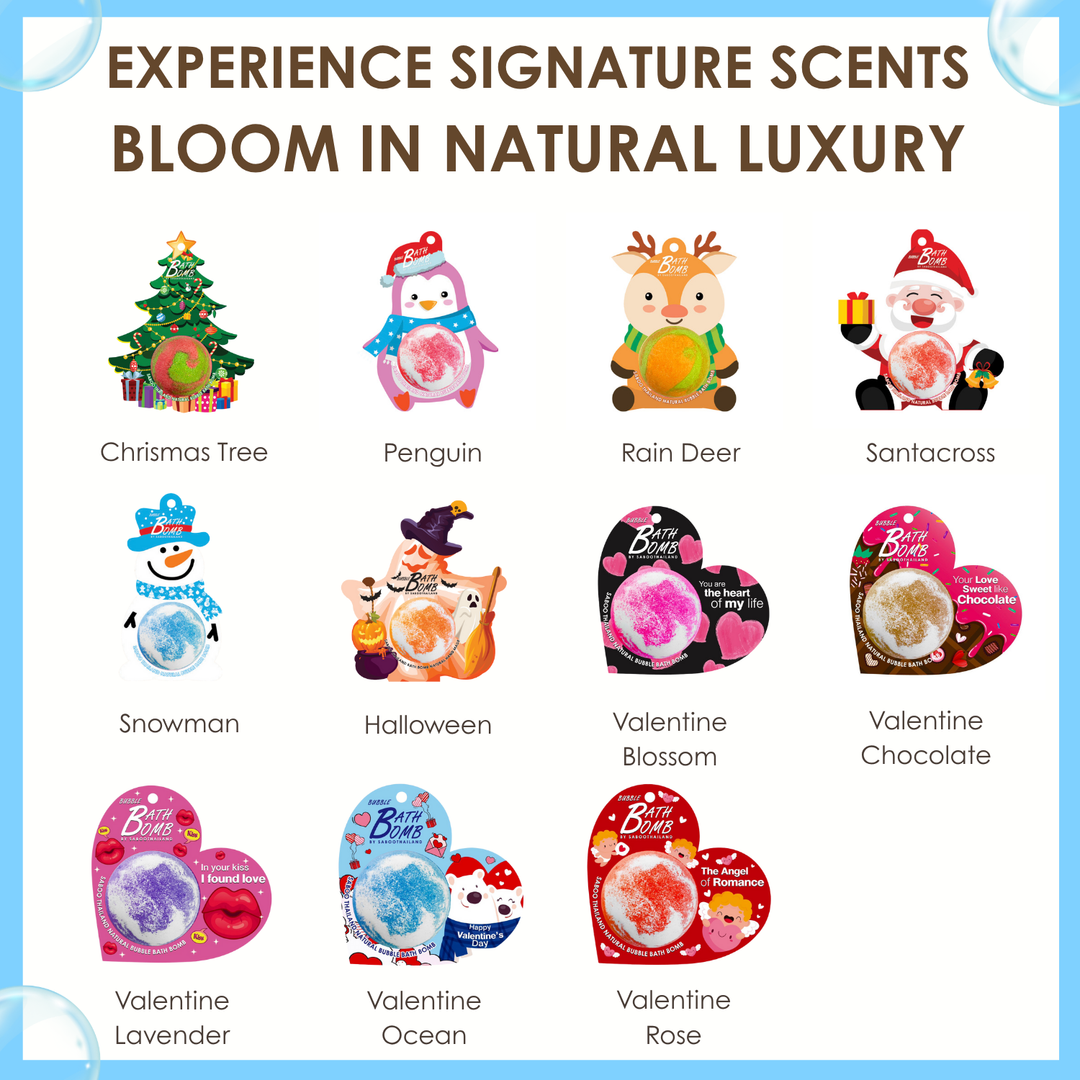 Bubble Bath Bomb - Valentine Package - 150g - Ocean