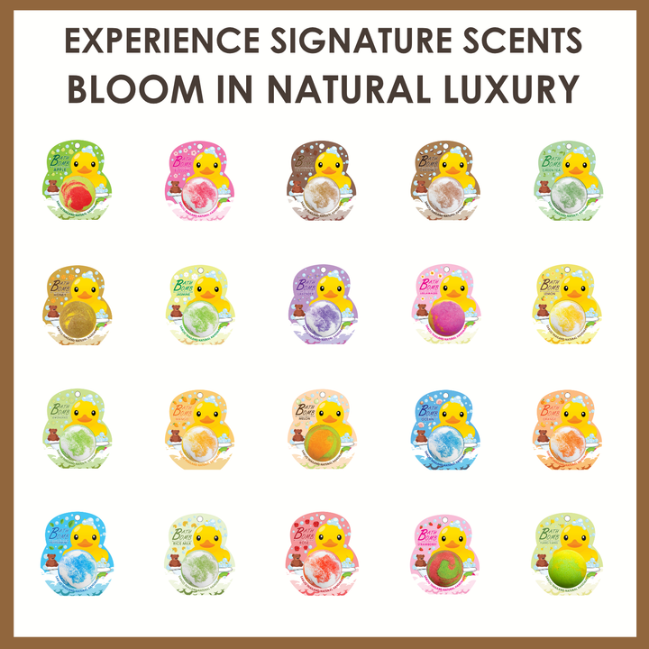Bubble Bath Bomb - Duck Package - 150g - Coconut