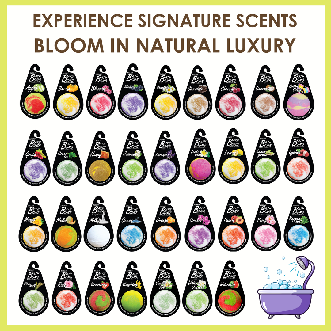 Bubble Bath Bomb - Black Package - 150g - Lemongrass