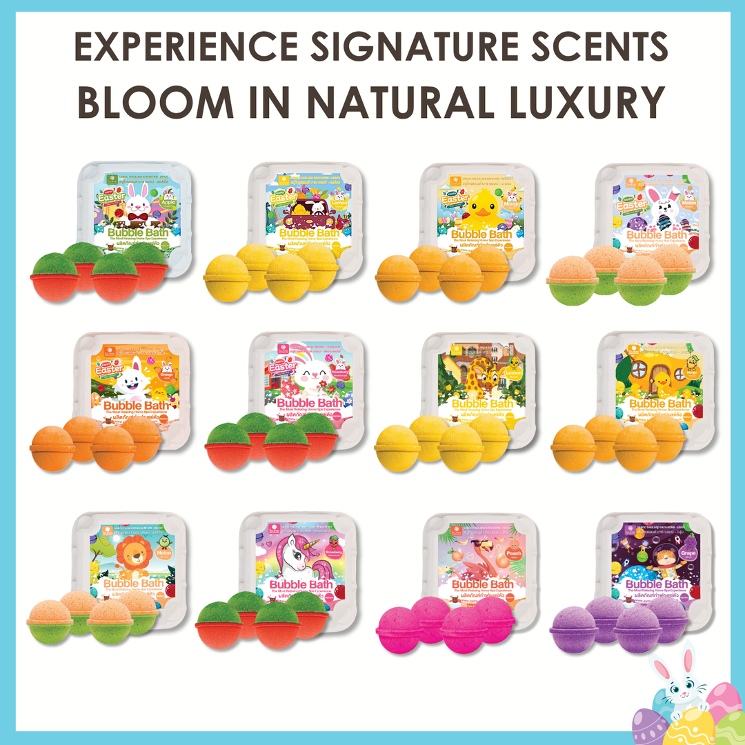 Bubble Bath Bomb - 4PCS Easter Package - 150g - Apple