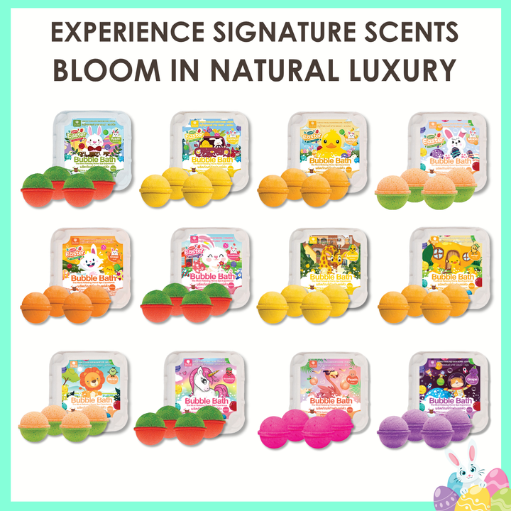 Bubble Bath Bomb - 4PCS Easter Package - 150g - Melon